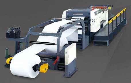 Сервоприводная листорезальная машина СM-1400 с двух ролей