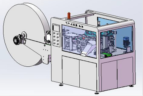 Автоматическая машина для производства бумажных крышек для стаканов 